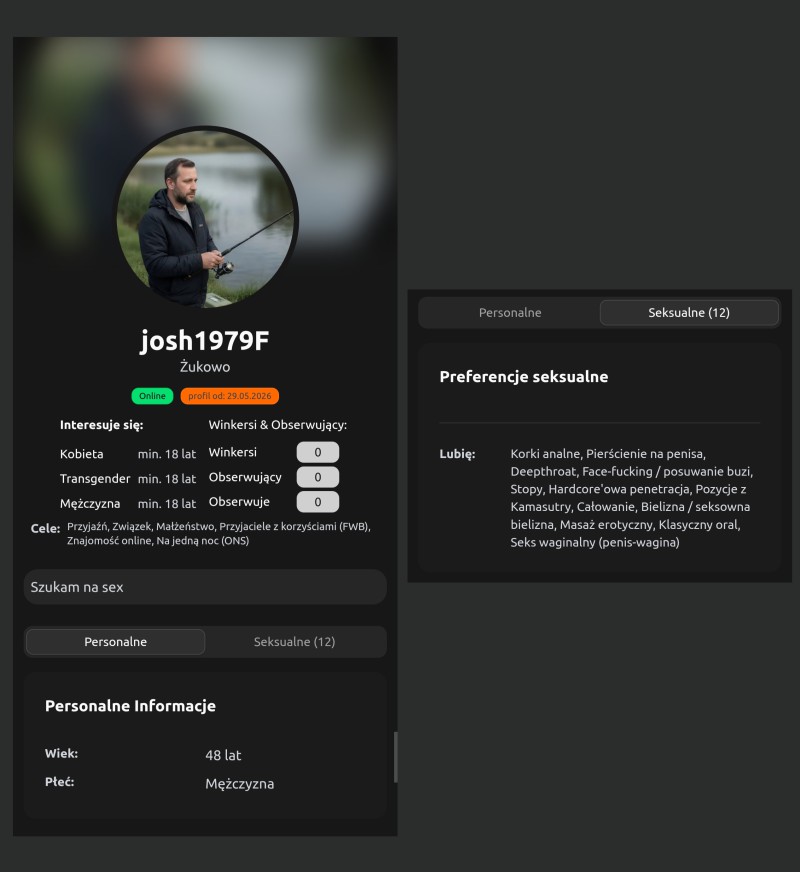 Kiepski profil mężczyzny poszukującego seksu bez zobowiązań